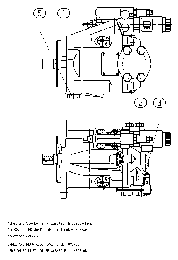 AL A10V O 28ED 72/52R-VSC12N00T -S1318 — Zeichnung