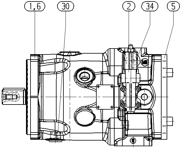 A A10VSO 71 DR /32R-VSB32U99 -SO 52 — Zeichnung