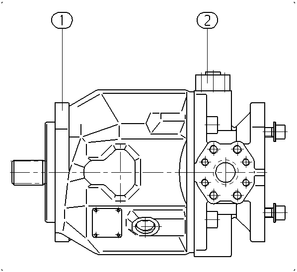 A A10V O 71 DG /31L-VSC62K68 — Zeichnung