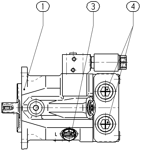 AL A10V M 45 EZ7 /52W1-VWC16N000 -S2386 — Zeichnung