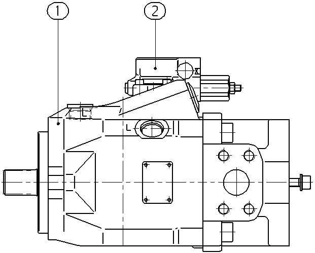 A A10V O 85 DR /52L-VWC12K01 — Zeichnung