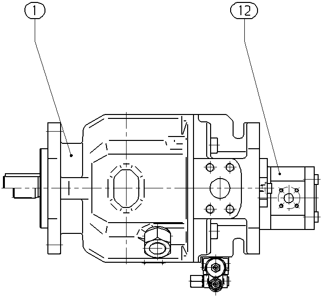 AXIAL-PISTON PUMP — Zeichnung