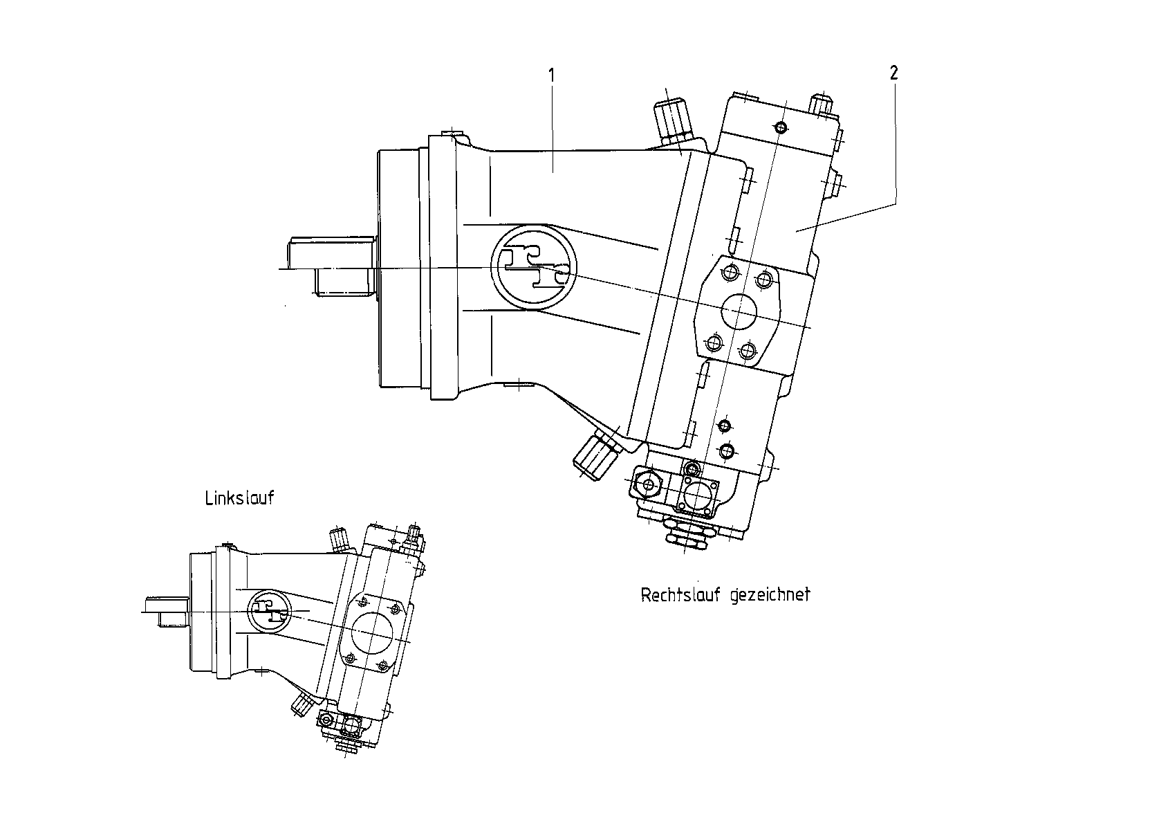 A A7V O 355 EP2D /63L-VPH02 — Zeichnung