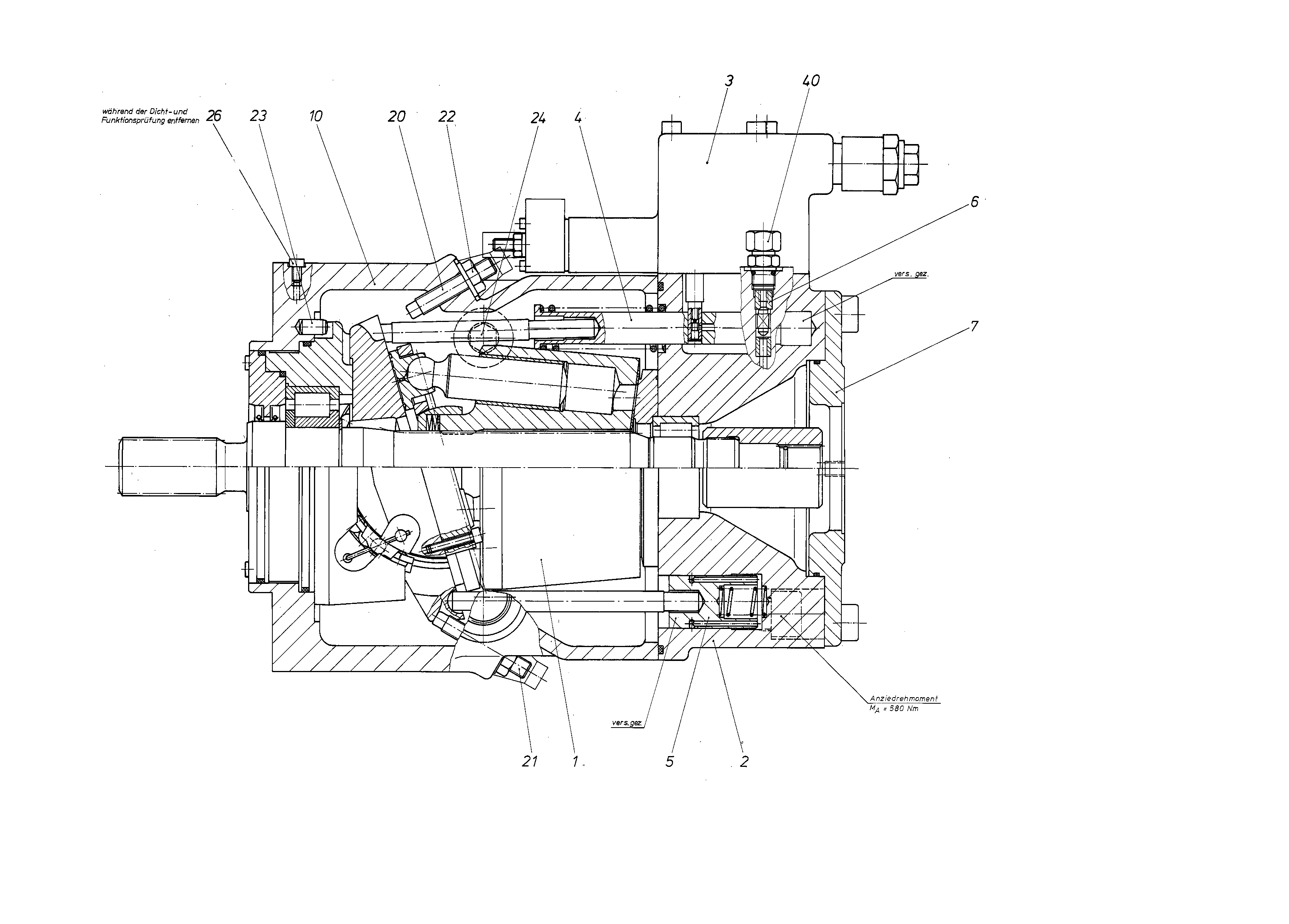 AA11VO200LRDH6/10R-442028*G* — Zeichnung