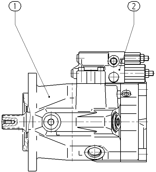 AXIAL-PISTON PUMP — Zeichnung