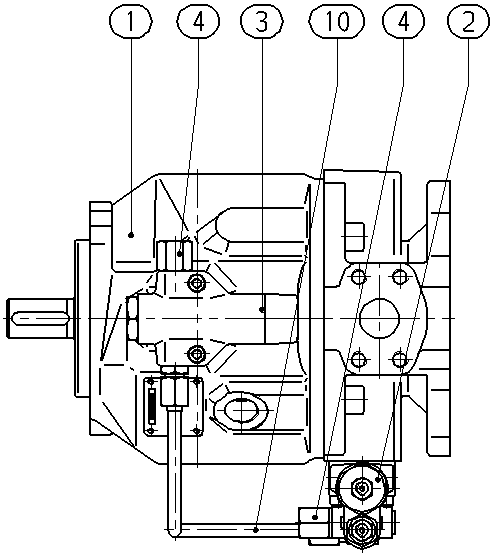 A A10VSO 45 FHD /31R-VPA12K01 — Zeichnung