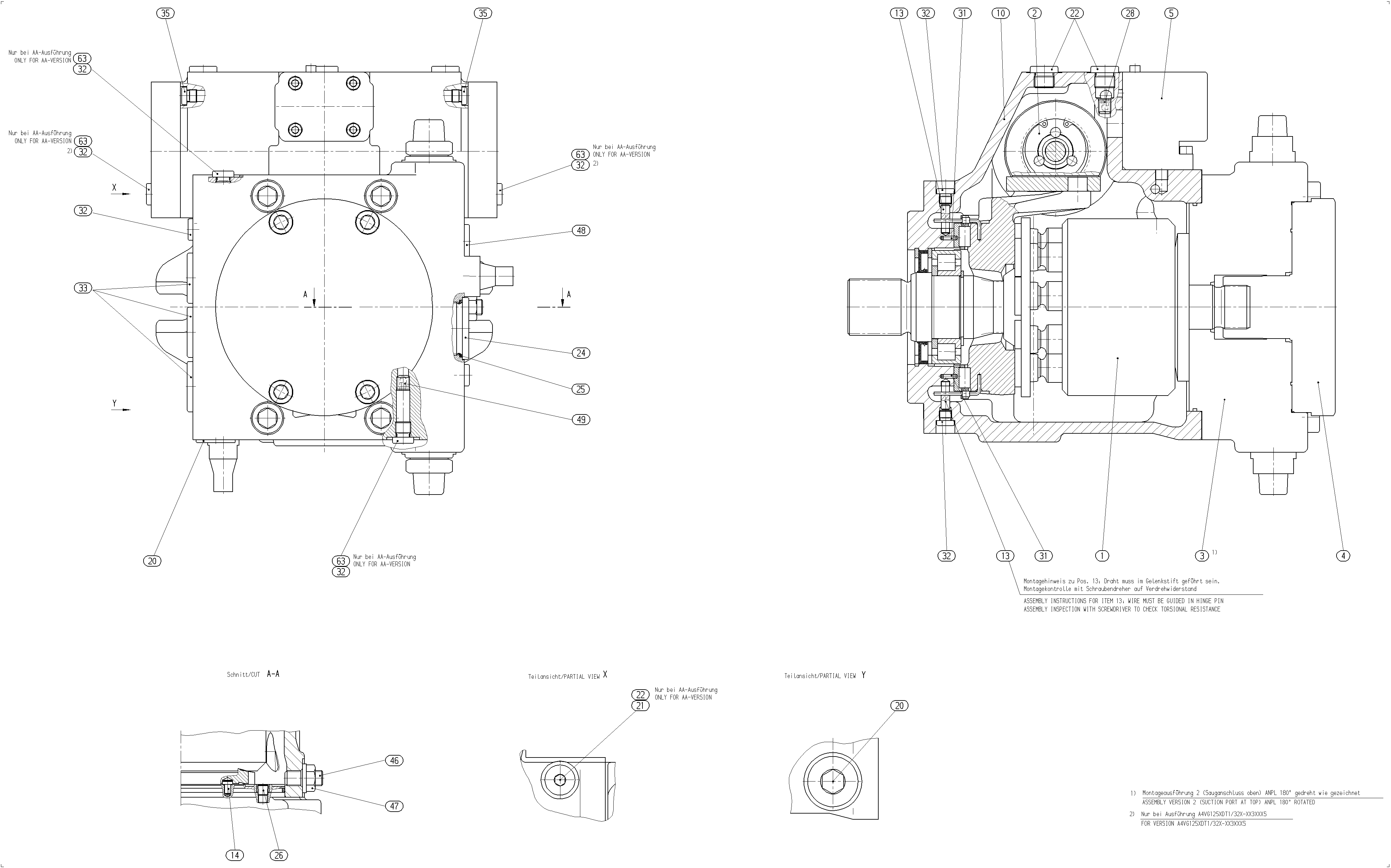 AXIAL-PISTON PUMP — Zeichnung