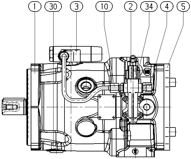 A A10VSO100LA6DS /32R-VSB22U99 — Zeichnung