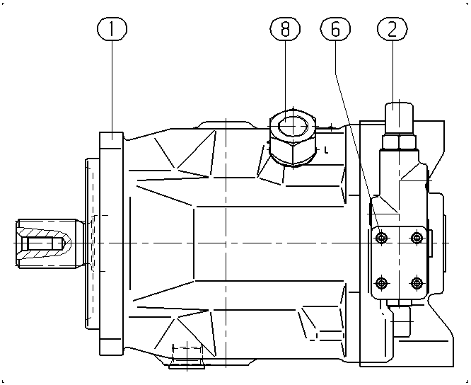 A A10V O140 DR /31R-PSD12N00 — Zeichnung
