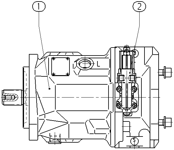 AH A10V O110 DFR1/31R-VSC12K52 -S2047 — Zeichnung