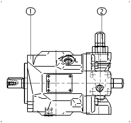 A A10VSO 18 DRG /31L-PKC62N00 -SO413 — Zeichnung