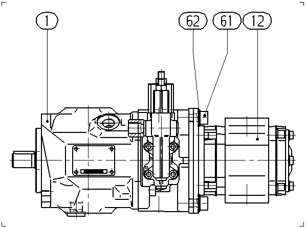A A10VSO 18 DFR1/31R-VPA12O10 -SO 52 — Zeichnung