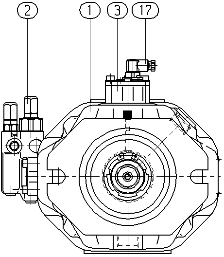 AH A10V O110 DRG /31L-VUC42N00 -S2491 — Zeichnung