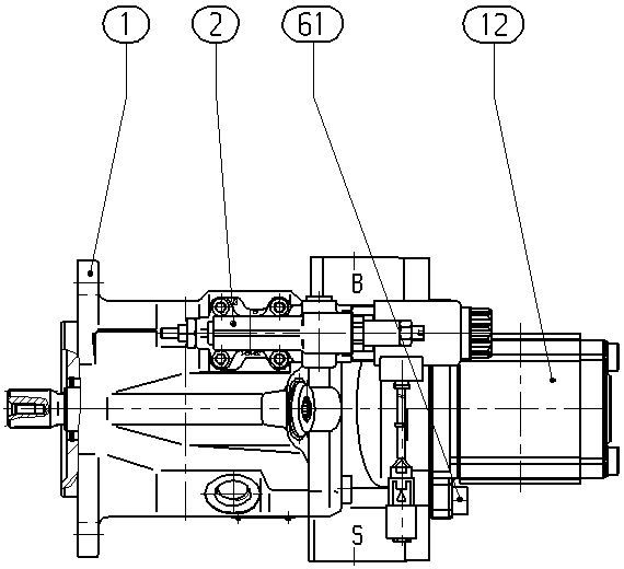AXIAL-PISTON PUMP — Zeichnung