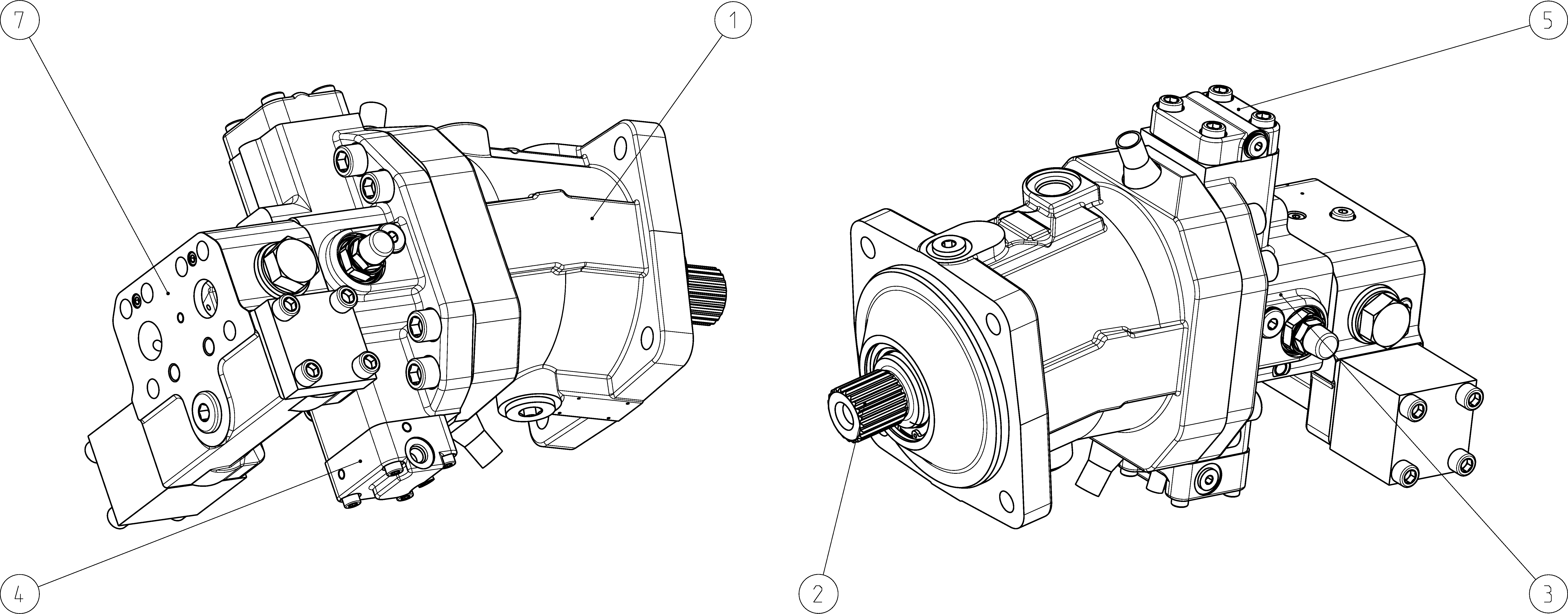 A6VM150HA1T30001G/71XWV0R4A18W0-S — Zeichnung