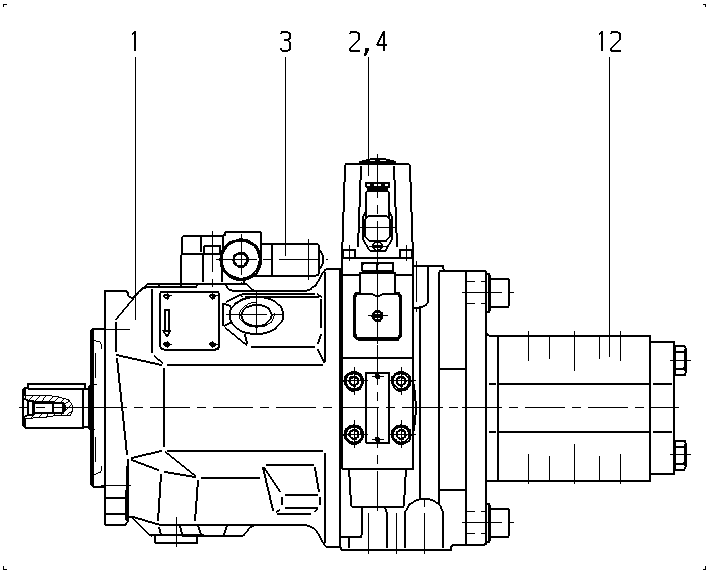 AA10VSO71DFEO/31R-PPA12L50 — Zeichnung