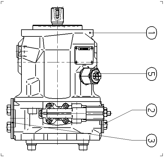 AL A10V O 45 DR /31R-VSC12KC1 — Zeichnung