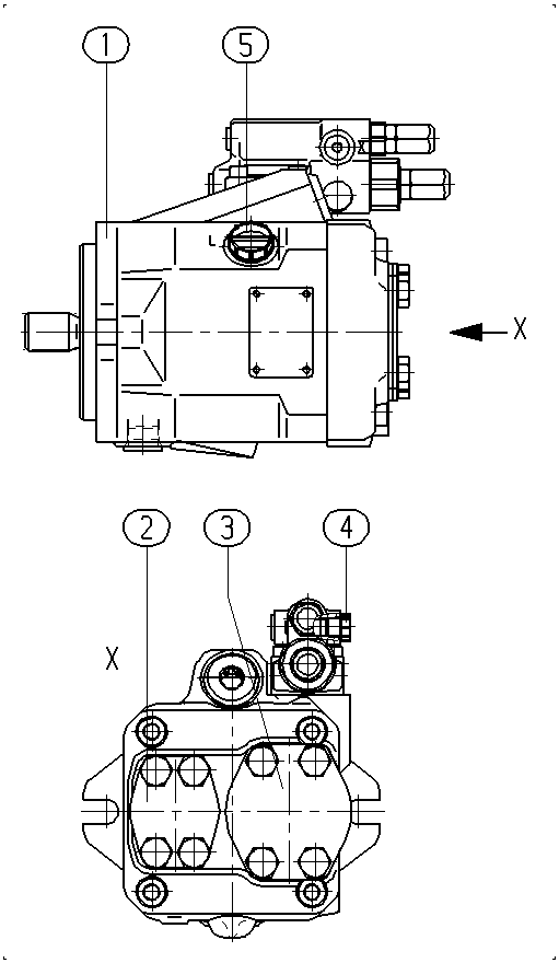 AL A10V O 28 DRG /52L-PSC61N00 — Zeichnung