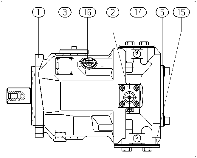 A A10VSO 71 DFEH/31R-PSA12KC1 — Zeichnung