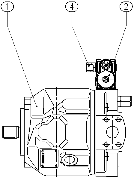 AA10VZO45DRG/31W-VSA12N00-S3099 — Zeichnung