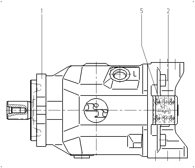 A A10V O 71 DG /31L-PSC62N00 — Zeichnung