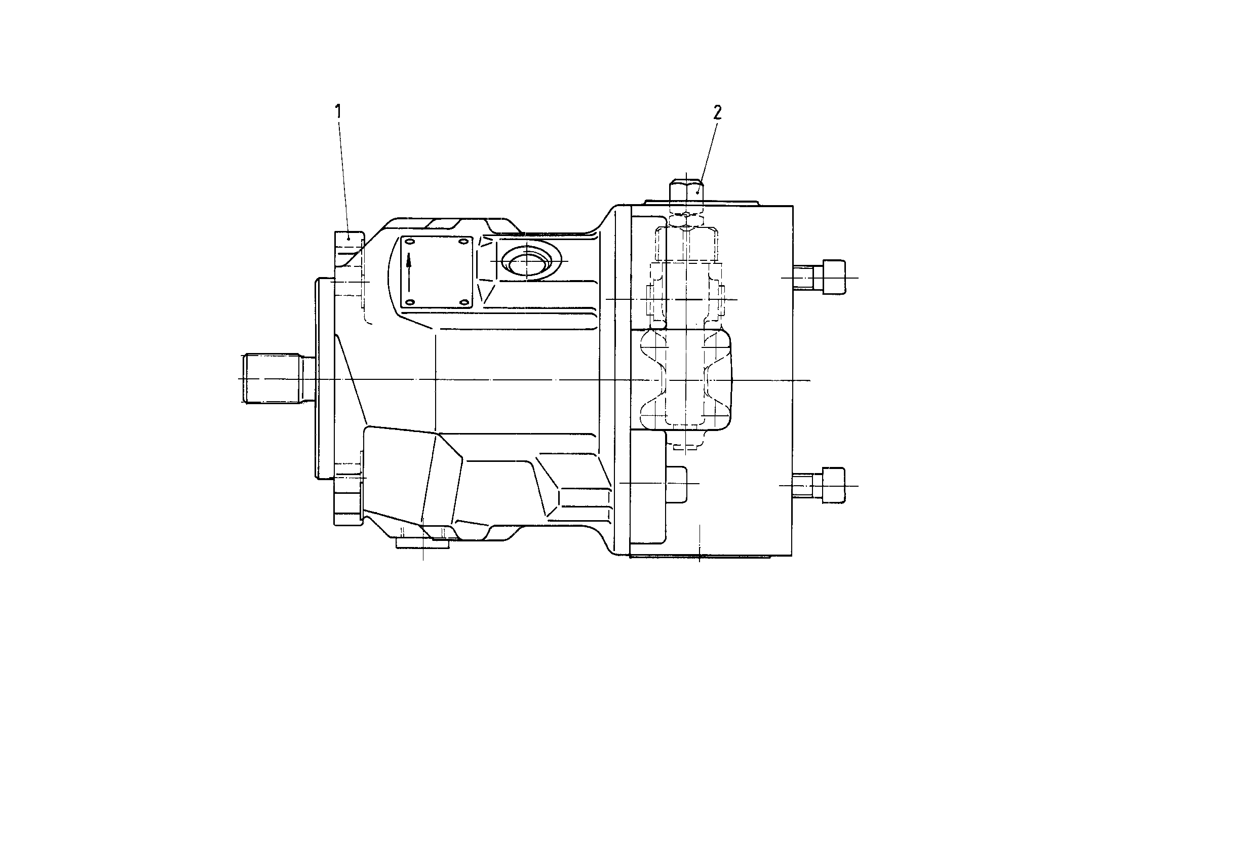 AA10VO45+DR/31L-VSC12K01-SO77 — Zeichnung