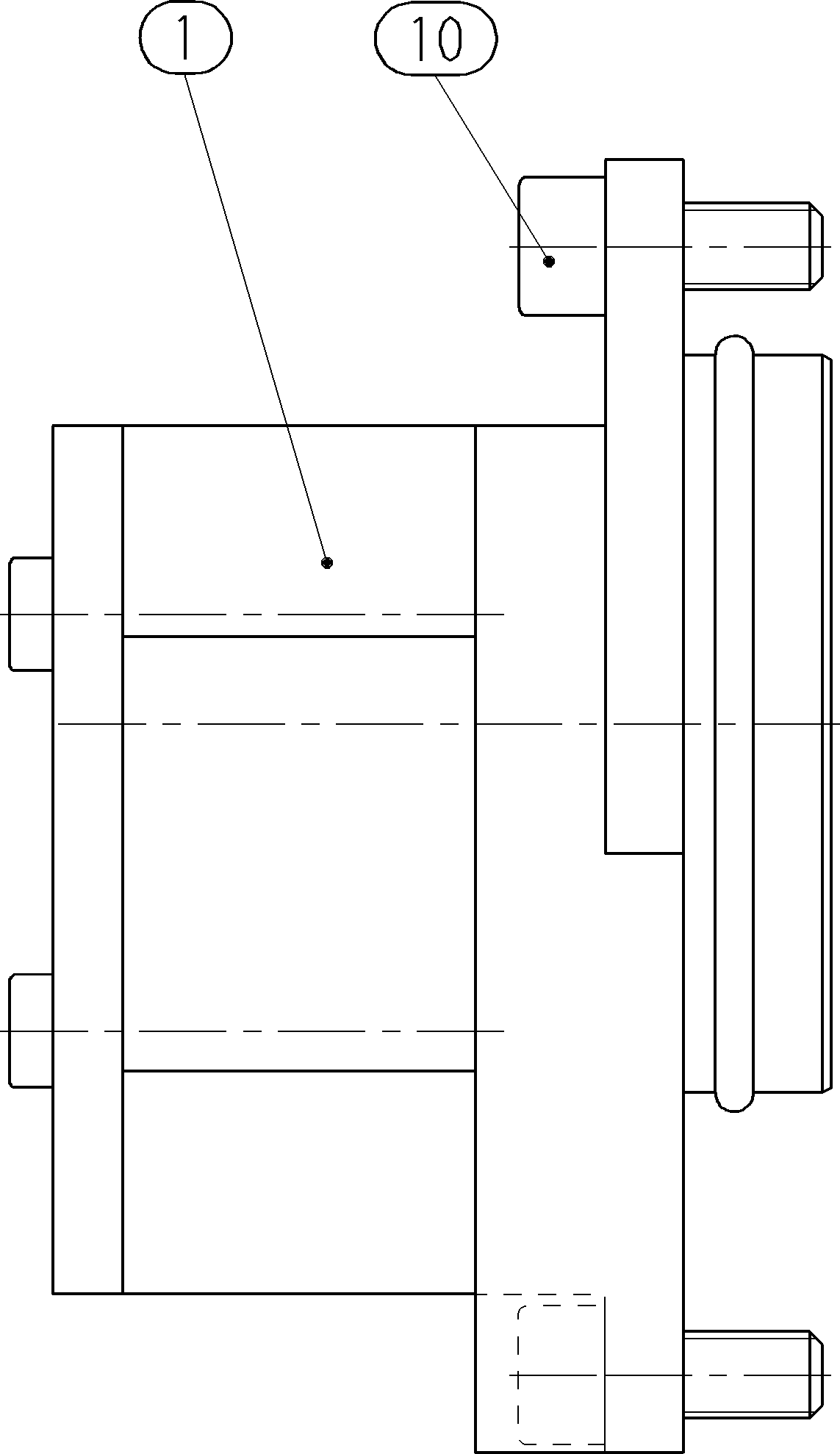 HYDRAULIC GEAR PUMP — Zeichnung