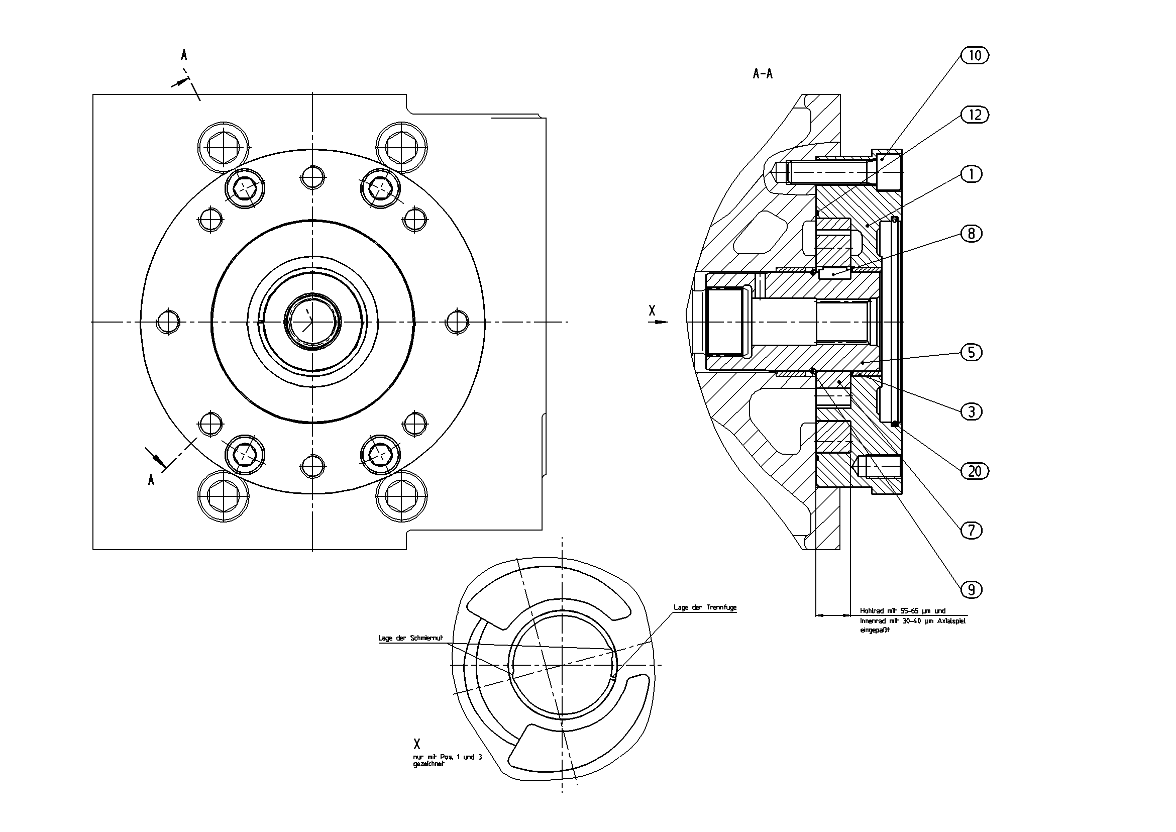 INTERNAL GEAR PUMP — Zeichnung