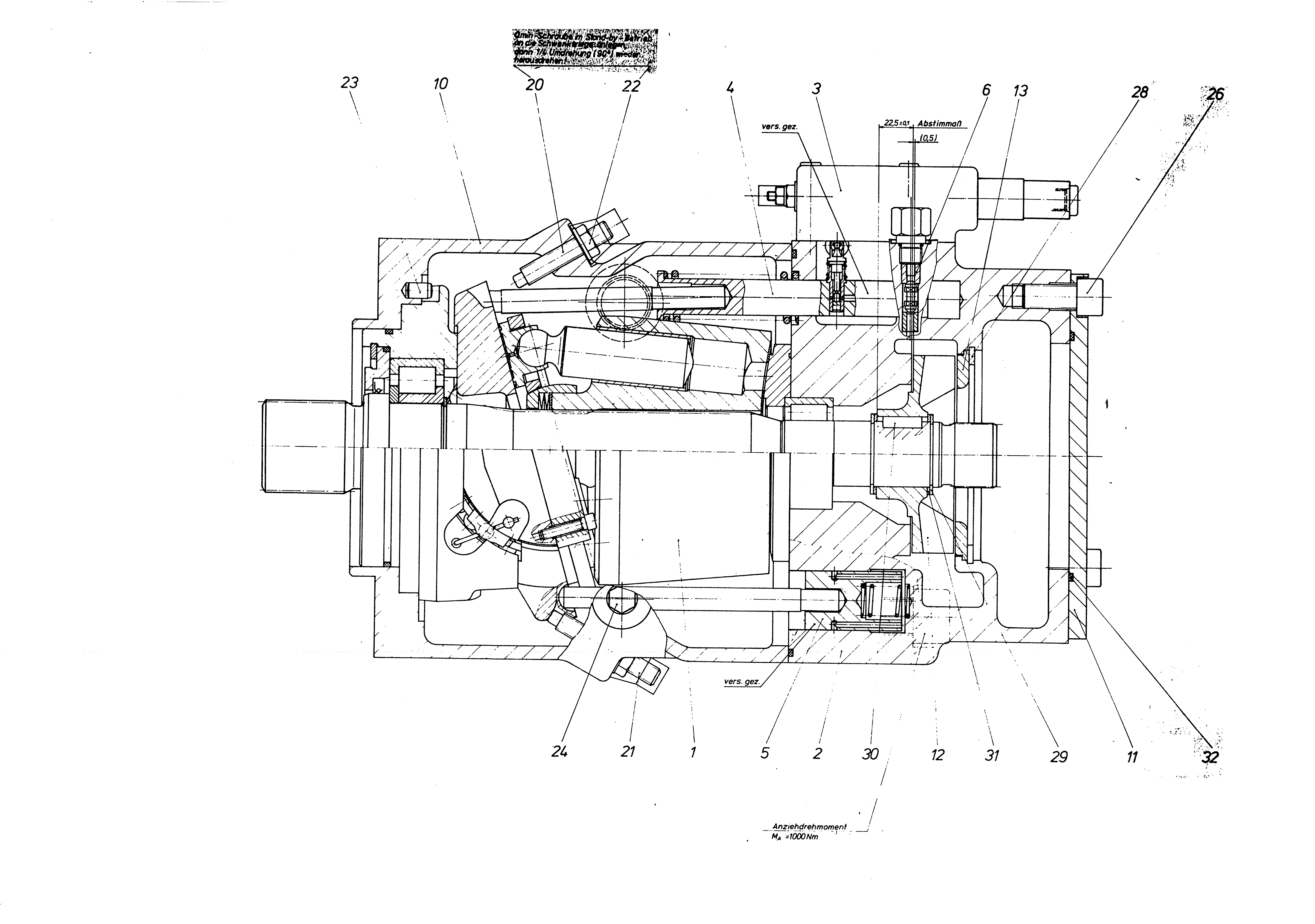 AA11VLO250LRS/10L-NZDXXN00-S — Zeichnung
