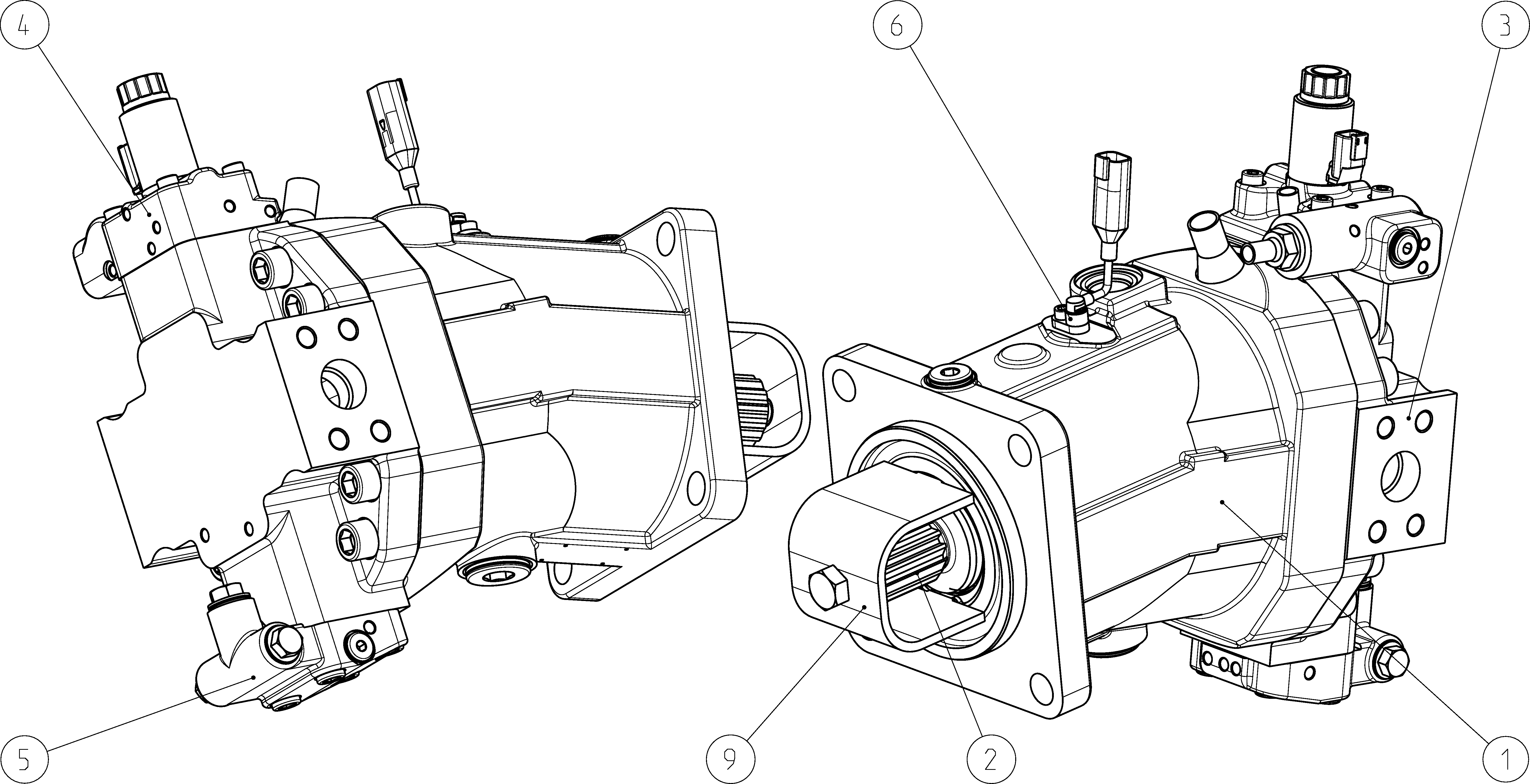 A6VM170EP6D1P00XB/71MWV0D4T12HV-S — Zeichnung