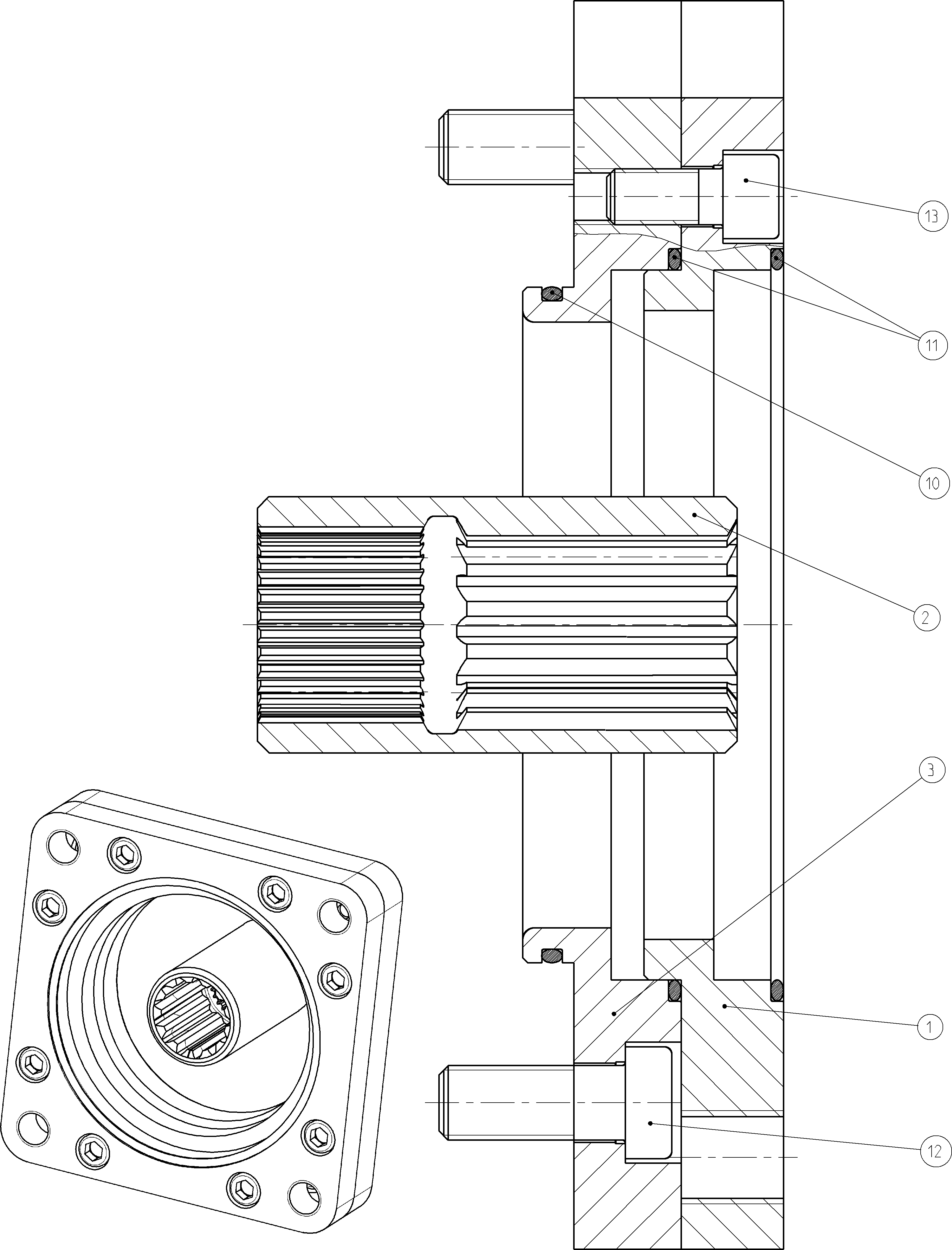 BELL HOUSING — Zeichnung