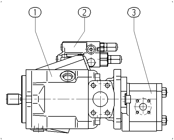 AA10VO28DFR1/52R-PSC12G40 — Zeichnung