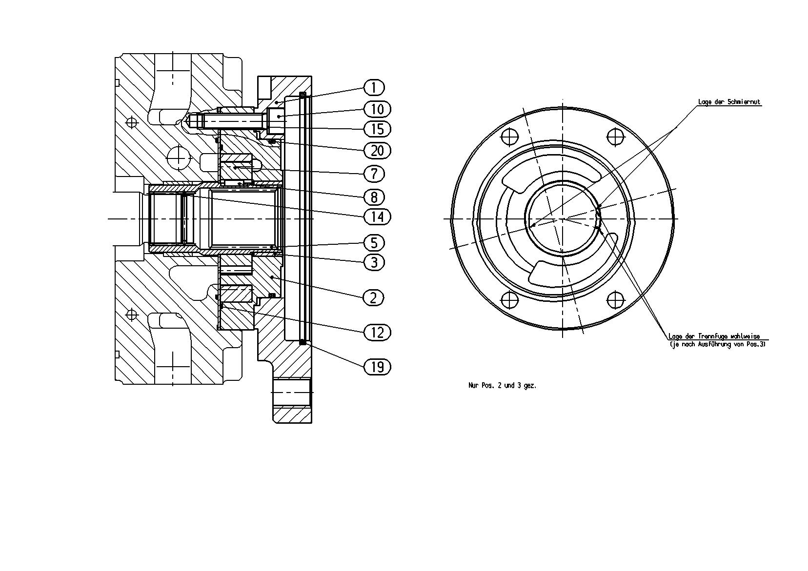 INTERNAL GEAR PUMP — Zeichnung