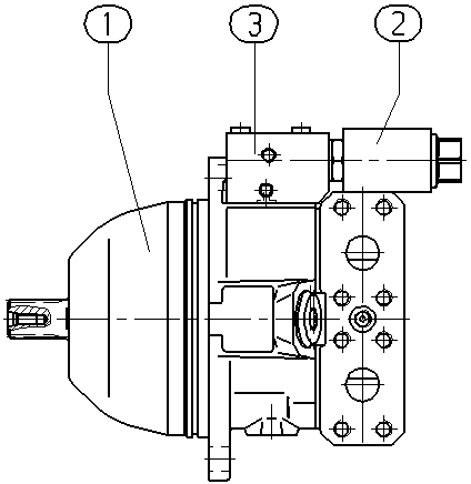 AXIAL-PISTON MOTOR — Zeichnung
