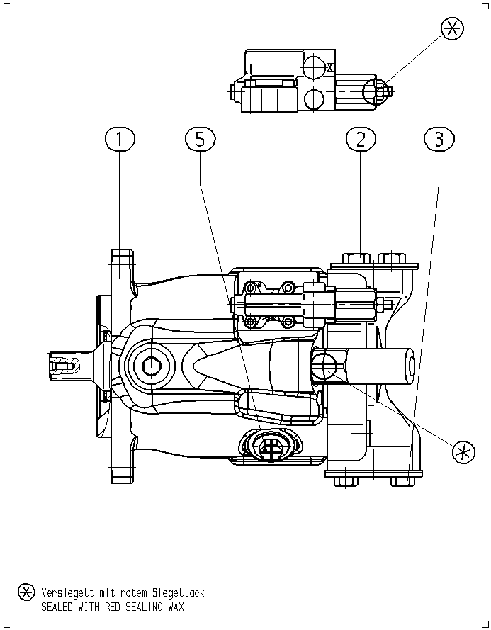 AL A10VNO 28LA7D /53R-VTE12N00 -S2932 — Zeichnung