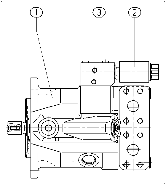 A A10V M 45 EZ1 /52W2-VUC60N000 — Zeichnung