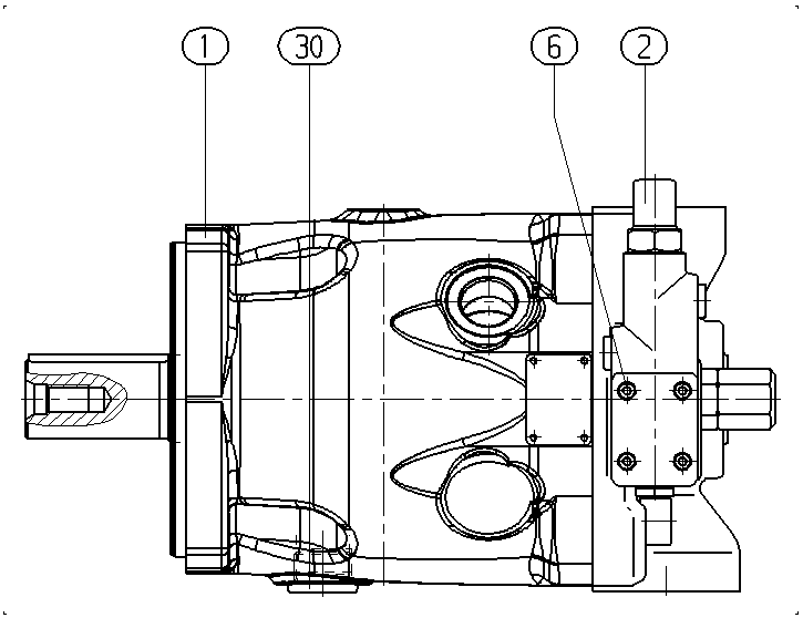 A A10VSO140 DR /32R-VPB12N00 — Zeichnung