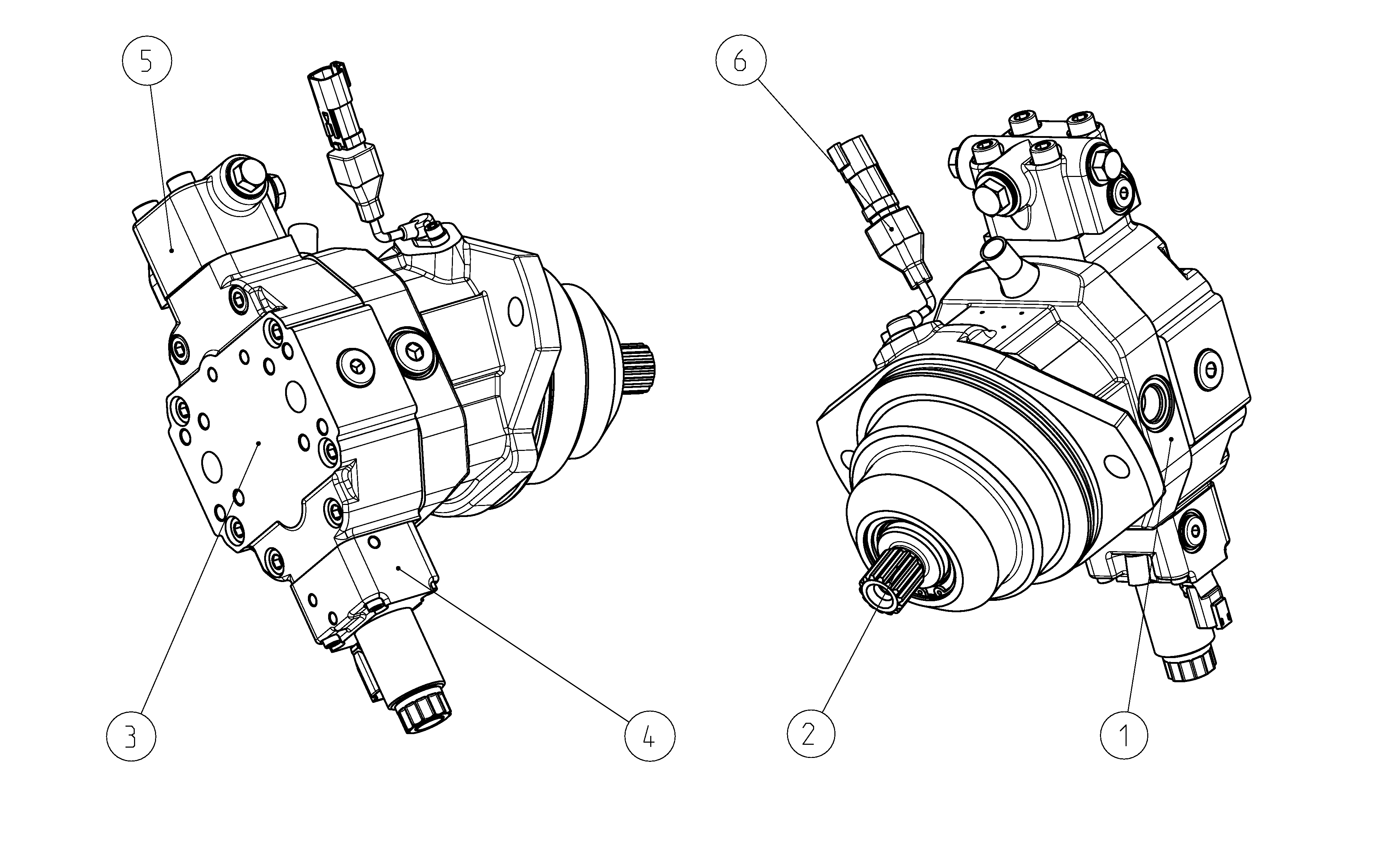 A6VE060EP200P000A/71MRV0P2Z61DV-S — Zeichnung
