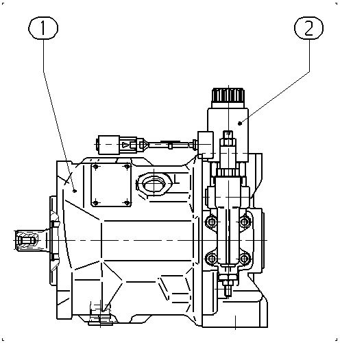 AXIAL-PISTON PUMP — Zeichnung
