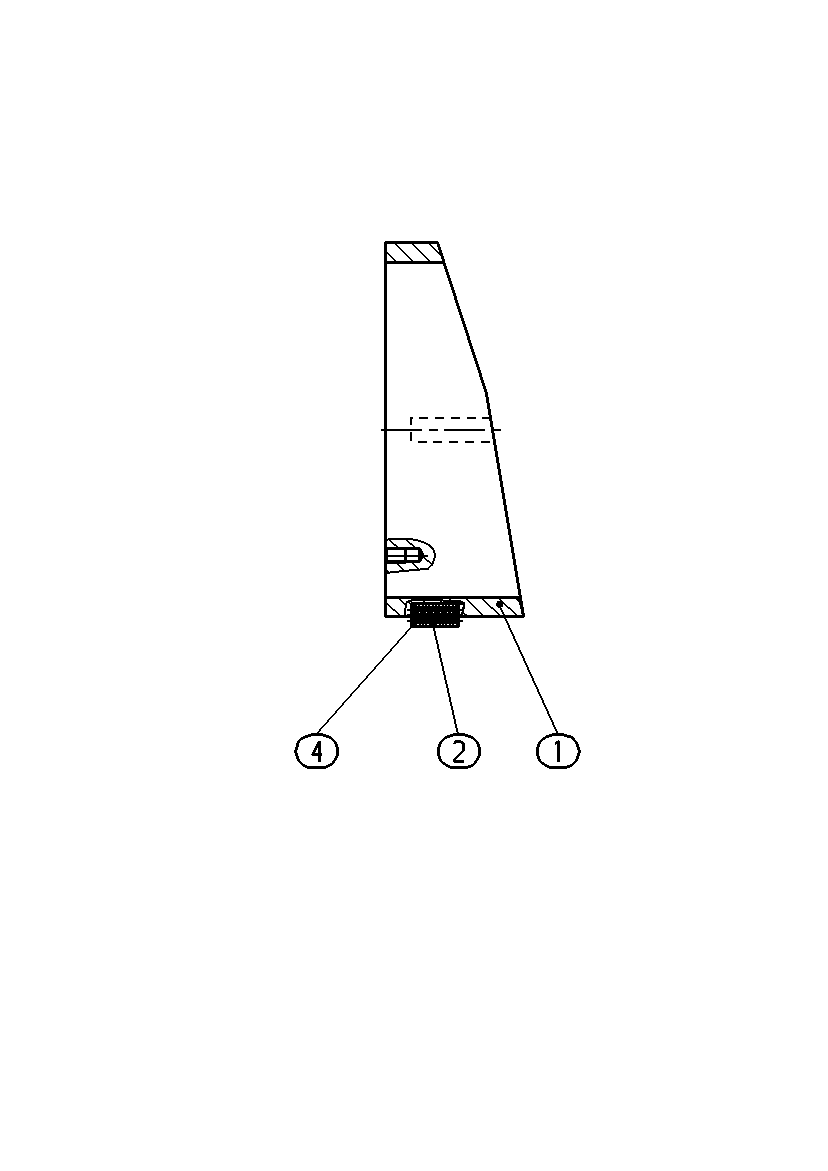 CRADLE STOP — Zeichnung