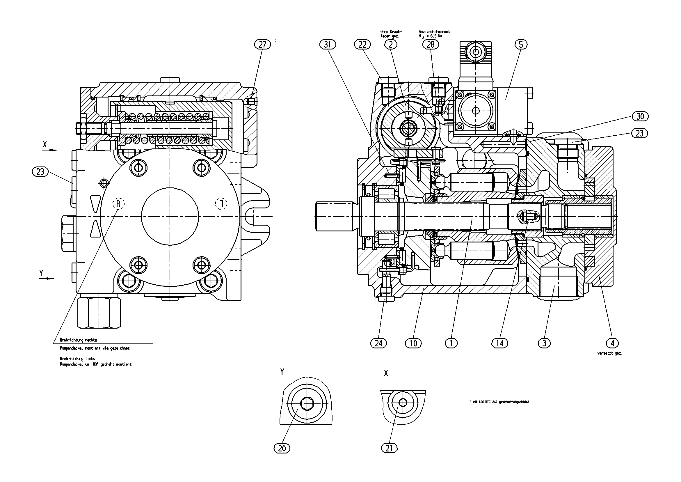A11VG35EP21/12R-PSC10F002S — Zeichnung
