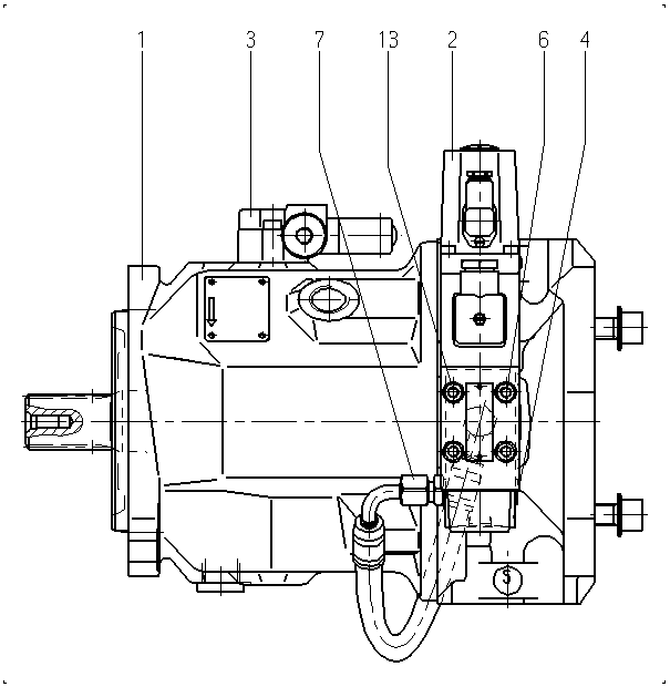 A A10VSO100 DFEO/31R-PPA12K52 -SO479 — Zeichnung