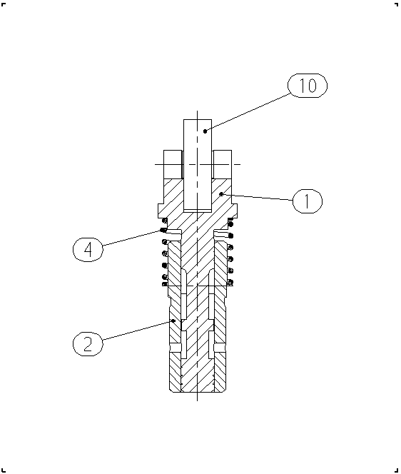 MEASURING PISTON — Zeichnung