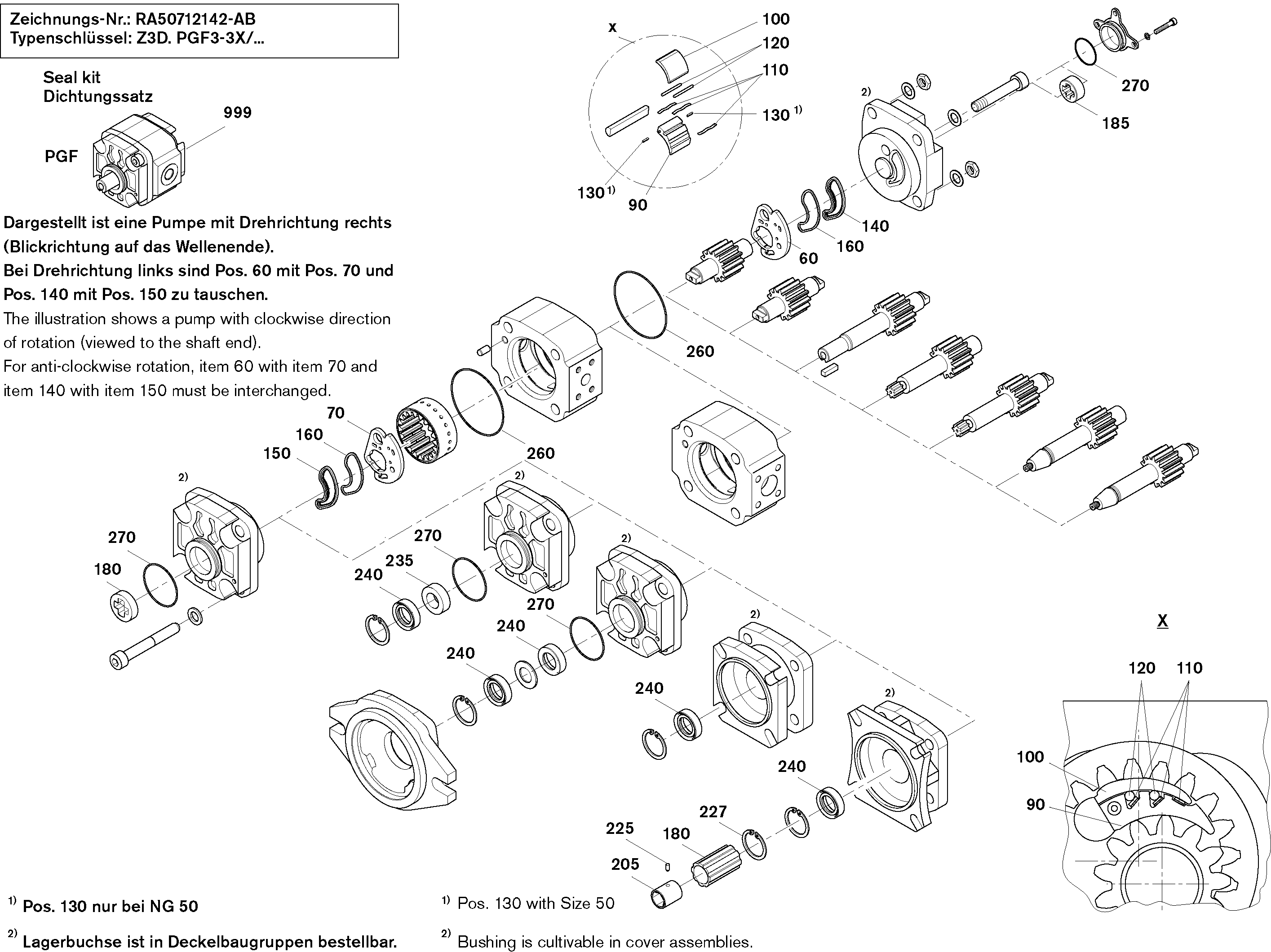 INTERNAL GEAR PUMP — Zeichnung