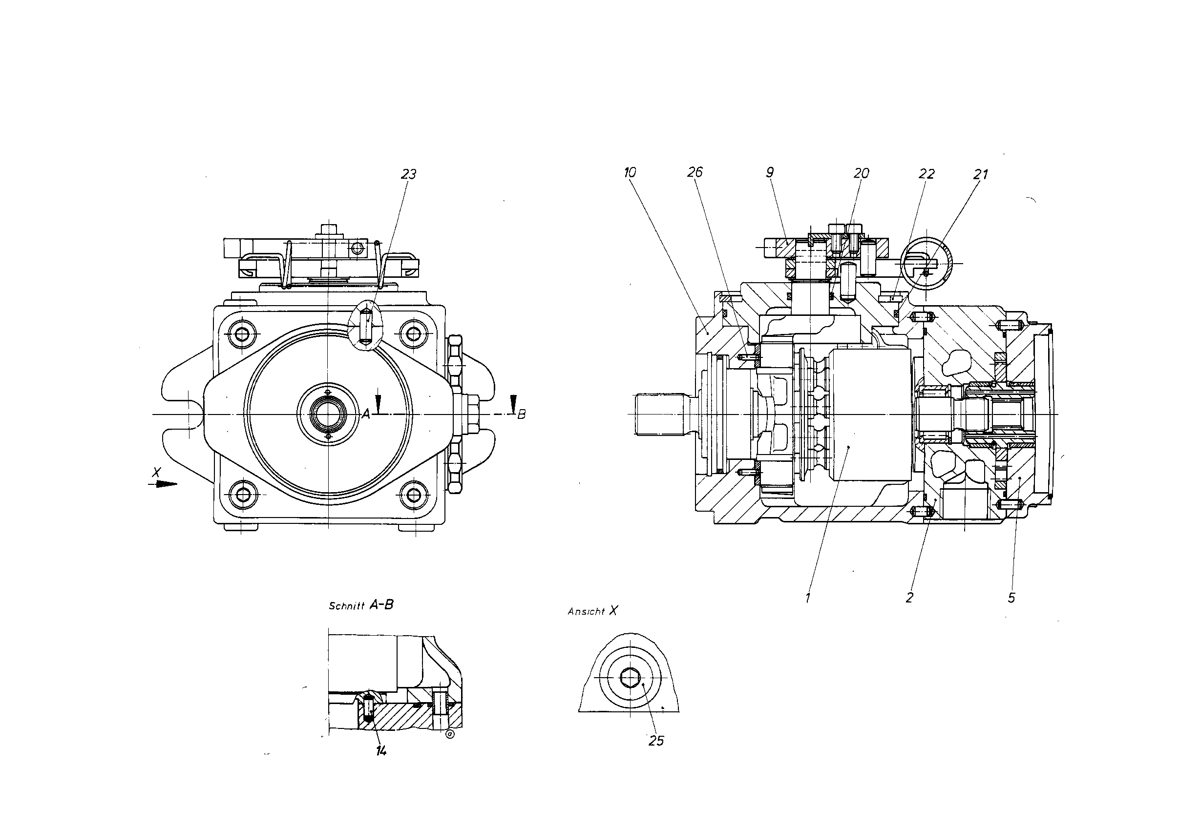 A11VG12MDN/10L-433059*G* — Zeichnung