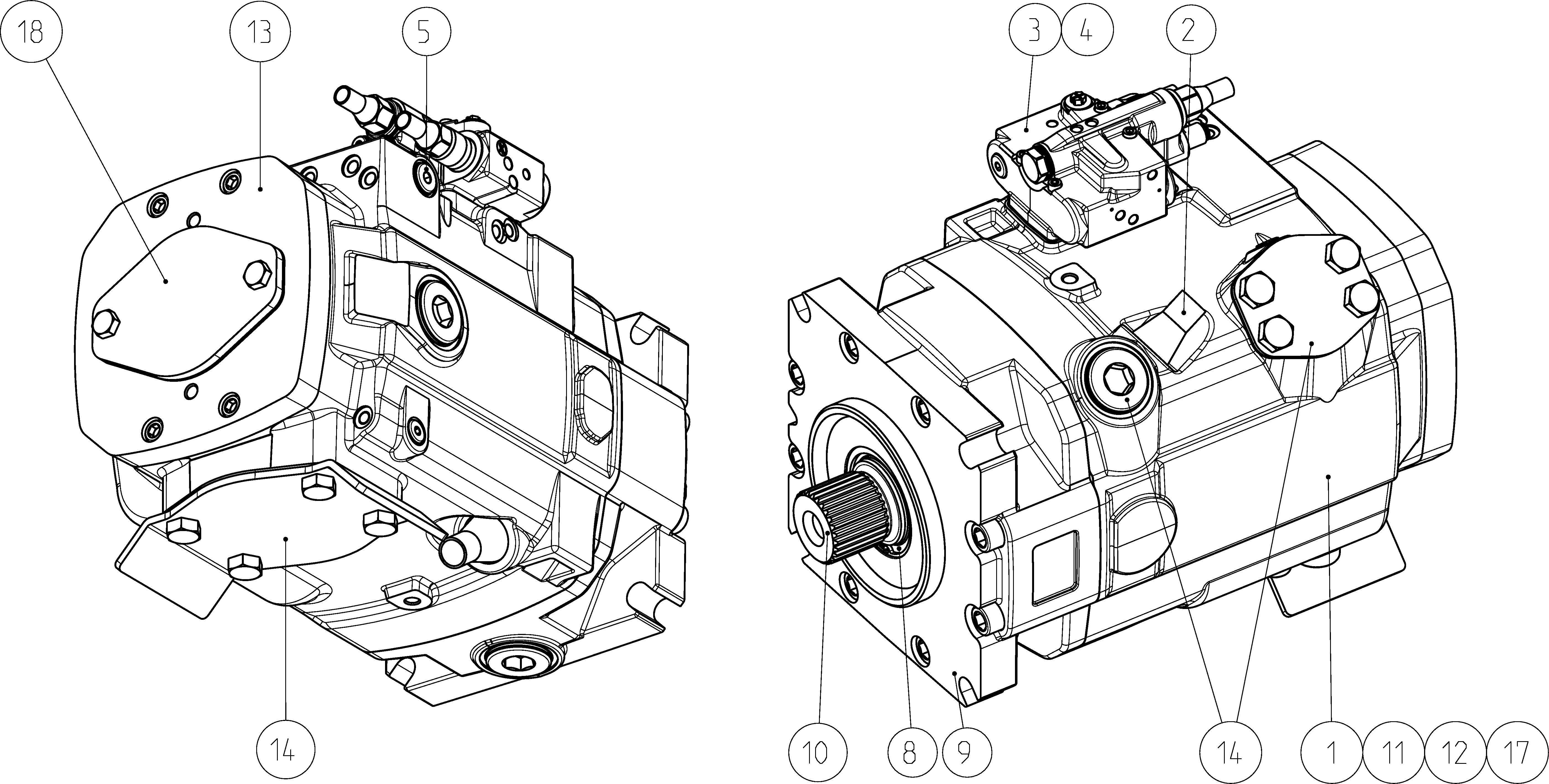 LA11VLO280LRS0A00/40MRVE4A41SB3S50-0 — Zeichnung