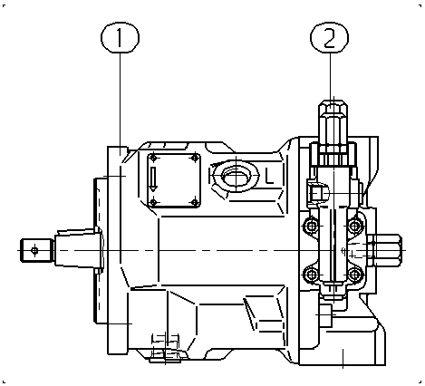 AL A10V O 28 DRG /31R-PCC12N00 -SO744 — Zeichnung