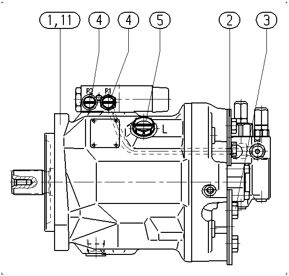 APA10VO74DFSR/31L-PSC61N00 — Zeichnung
