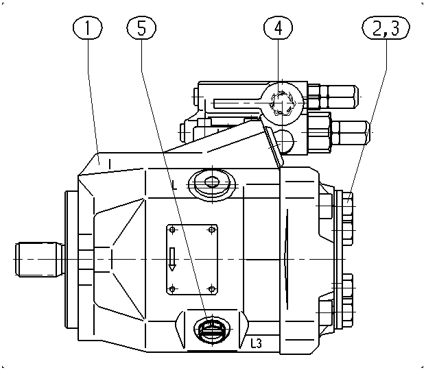 AP A10V O 45 DFR1/52R-VSC11N00 -S1194 — Zeichnung
