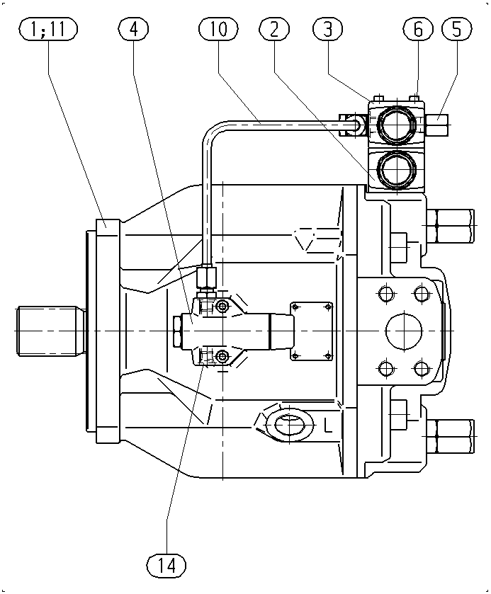 A A10VSO140 DFLR/31L-PSB12N00 — Zeichnung